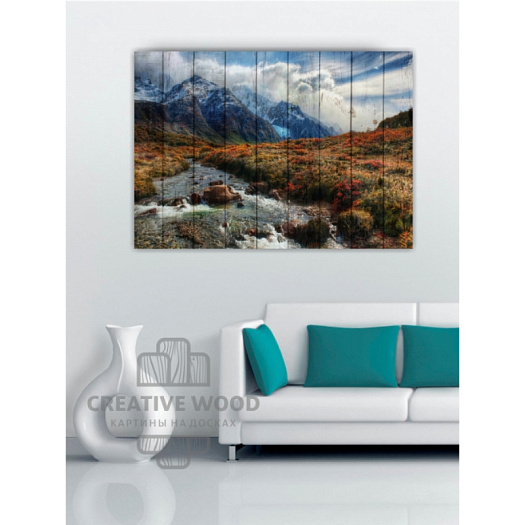 Картины в интерьере артикул Природа - Пейзаж, Природа, Creative Wood